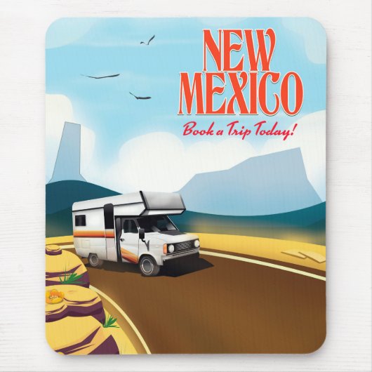 Nieuw-Mexico reisposter Muismat (Voorkant)