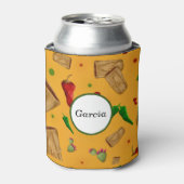 Nieuw Mexico Rood & Groen Chili Tamales Zia Nopale Blikjeskoeler (Blikje Voorkant)