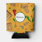 Nieuw Mexico Rood & Groen Chili Tamales Zia Nopale Blikjeskoeler (Voorkant)