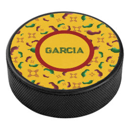 Nieuw Mexico Rood & Groen Chili Tamales Zia Nopale Hockey Puck