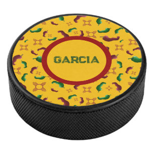 Nieuw Mexico Rood & Groen Chili Tamales Zia Nopale Hockey Puck