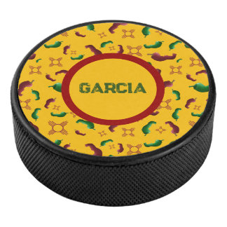 Nieuw Mexico Rood & Groen Chili Tamales Zia Nopale Hockey Puck