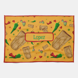 Nieuw Mexico Rood & Groen Chili Tamales Zia Nopale Theedoek