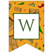 Nieuw Mexico Rood & Groen Chili Tamales Zia Nopale Vlaggetjes (Derde vlag)