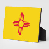 Nieuw Mexico Staatsvlagontwerp Fotoplaat (Zijkant)