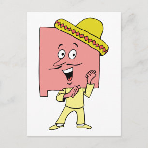 NIEUW MEXICO ~ Stand van de NIEUWE MEXICO NM Briefkaart