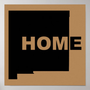 Nieuw Mexico-startpunt weg van het Poster van de s