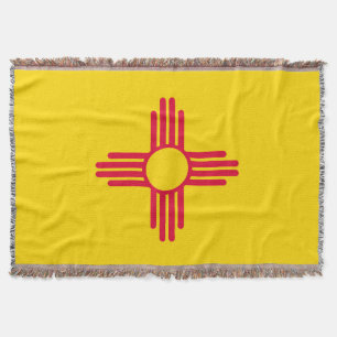Nieuw Mexico State Flag Design Decor Deken