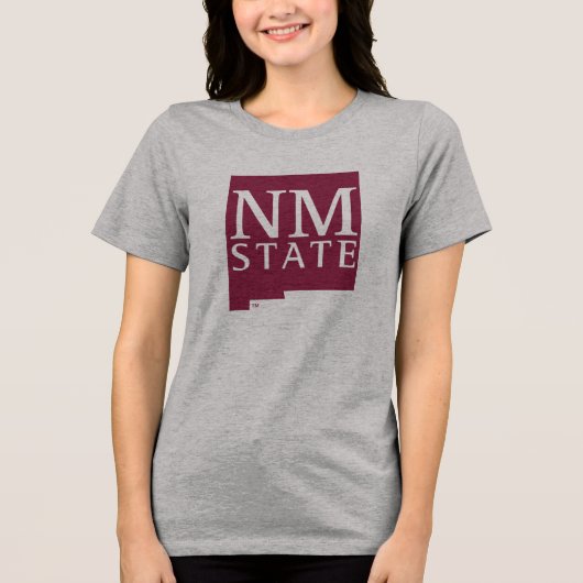Nieuw-Mexico State Tri-Blend Shirt (Voorkant)