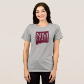 Nieuw-Mexico State Tri-Blend Shirt (Voorkant volledig)