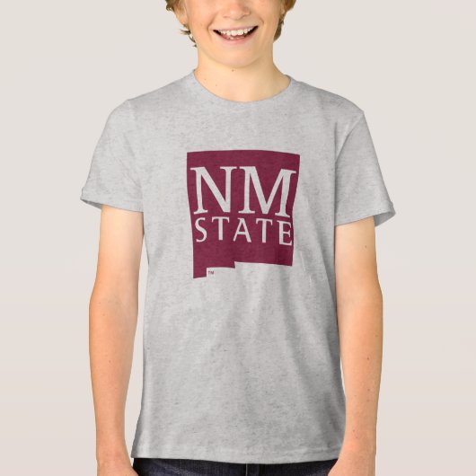 Nieuw-Mexico State Tri-Blend Shirt (Voorkant)