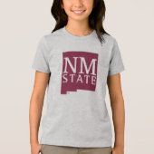 Nieuw-Mexico State Tri-Blend Shirt (Voorkant)