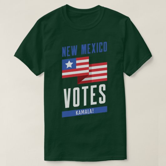 Nieuw-Mexico stemt Kamala T-shirt (Design voorkant)