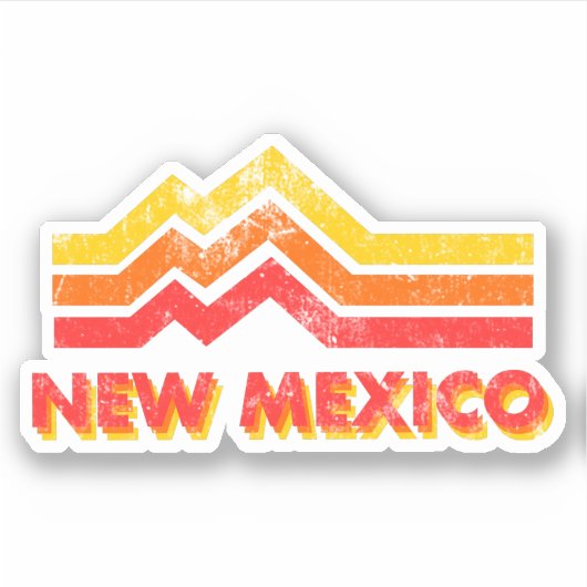Nieuw Mexico Sticker (Voorkant)