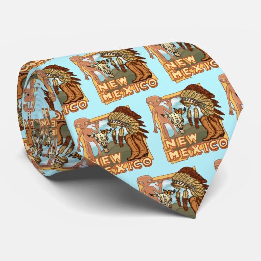 Nieuw Mexico Stropdas (Opgerold)