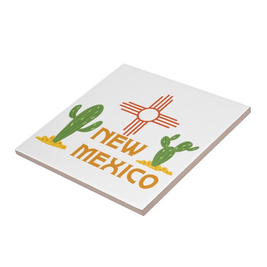Nieuw Mexico Tegeltje (Zijkant)