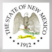 Nieuw Mexico-teken Poster (Voorkant)