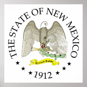 Nieuw Mexico-teken Poster