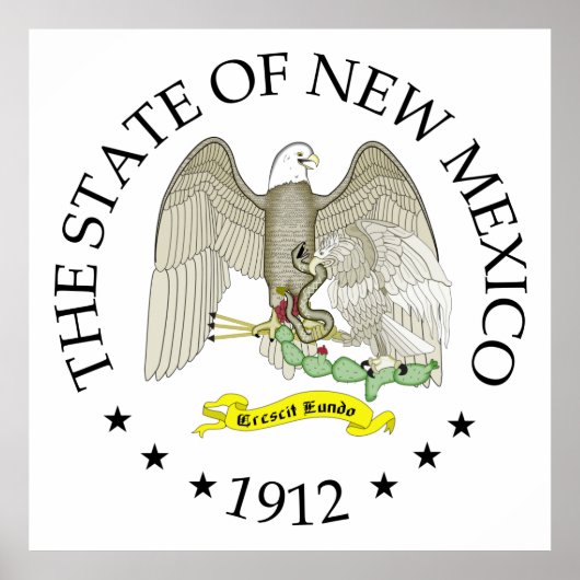 Nieuw Mexico-teken Poster (Voorkant)
