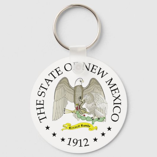 Nieuw Mexico-teken Sleutelhanger (Voorkant)