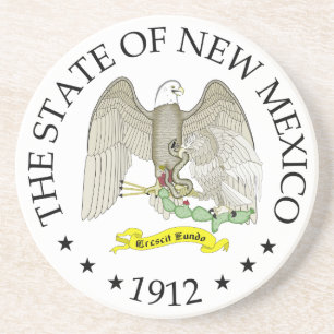 Nieuw Mexico-teken Zandsteen Onderzetter