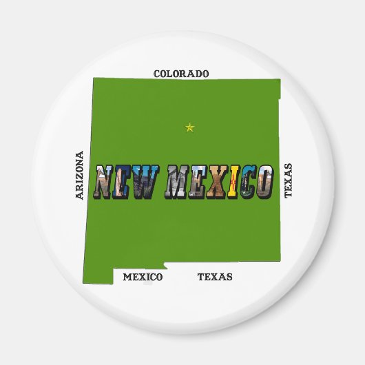Nieuw-Mexico, Verenigde Staten Magneet (Voorkant)