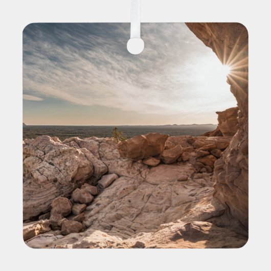 Nieuw-Mexico - Verenigde Staten Metalen Ornament (Voorkant)