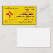 Nieuw Mexico-Visitekaartje Visitekaartje (Voorkant / Achterkant)