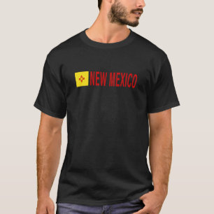 Nieuw-Mexico Vlag Symbool van de Zia T-shirt