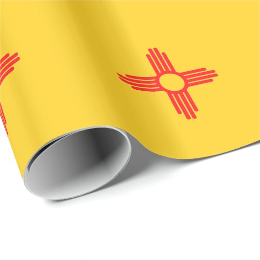NIEUW MEXICO-Vlagpatroon Cadeaupapier (Rol Hoek)