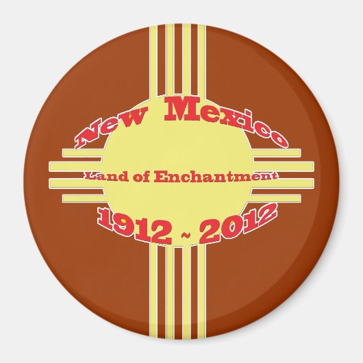 Nieuw Mexico - Zia Centennial Celebration Magneet (Voorkant)