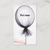 Nieuw mode kunst creatief visitekaartje (Voorkant)