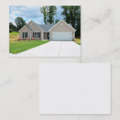 Nieuw model thuisvisitekaartje visitekaartje (Voorkant / Achterkant)