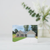 Nieuw model thuisvisitekaartje visitekaartje (Staand voorkant)