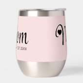 Nieuw Moeder Cadeau Blush Roze Script Moeder Geves (Links)