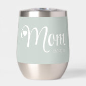 Nieuw Moeder Cadeau Salie Groen Script Moeder Geve (Voorkant)