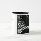 NIEUW! mok "Cochlear Duct" Block Print (Midden)