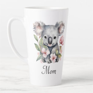 Nieuw Mom Koala Beer Floral Latte Mok
