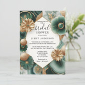 Nieuw Monstera Smaragd Groen en Goud Vrijgezellenf Kaart (Staand voorkant)