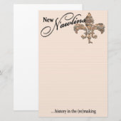 " nieuw n ' awlins " - kantoorbenodigdheden briefpapier (Voorkant / Achterkant)