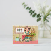 NIEUW Naaien / Naadstress / Mode Visitekaartje (Staand voorkant)