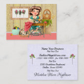 NIEUW Naaien / Naadstress / Mode Visitekaartje (Voorkant / Achterkant)