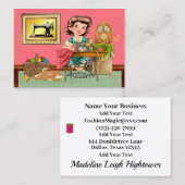 Nieuw Naaien / Naadstress / Mode Visitekaartje (Voorkant / Achterkant)