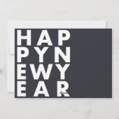 NIEUW NIEUW KOUD JAAR FEESTDAGENKAART (Achterkant)