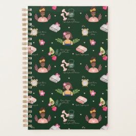 Nieuw | Nieuwjaarsresoluties Illustratief meisje Planner