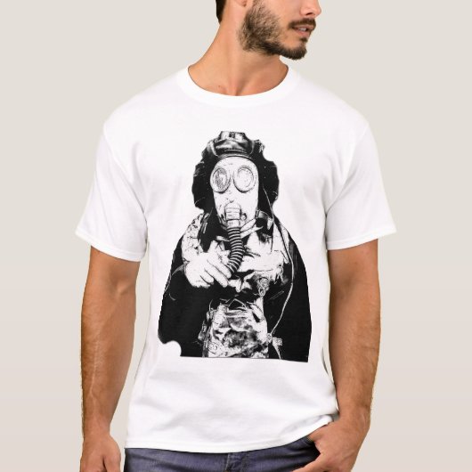 Nieuw normaal gemaskerd figuur t-shirt (Voorkant)