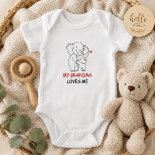 Nieuw oma-cadeau Mijn oma houdt van mij Romper