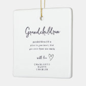 Nieuw Oma en Opa Geschenk Ornament (Links)