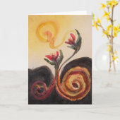 Nieuw onder de Sun Notecard Kaart (Gele Bloem)