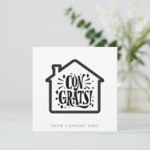 Nieuw onroerend goed voor huiseigenaars kaart (Staand voorkant)